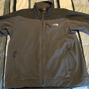 Gray North Face TNF Apex Jacket